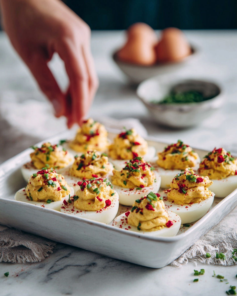 Spicy Deviled Eggs Recipe - Recipe Image
