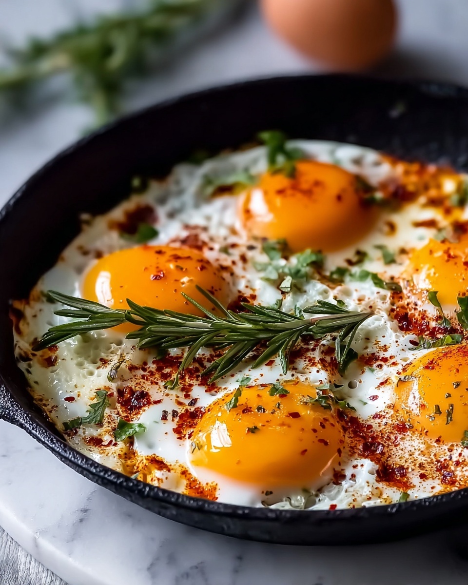 Turkish Eggs Cilbir Recipe - Recipe Image
