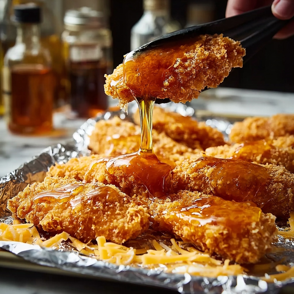 Baked Crunchy Hot Honey Chicken Recipe - Recipe Image