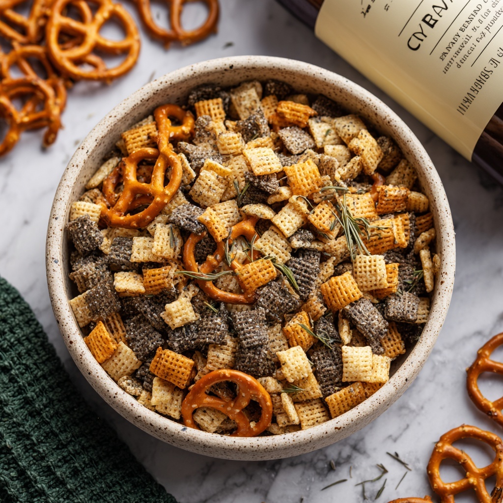 Everything Seasoned Snack Crackers Recipe - Recipe Image