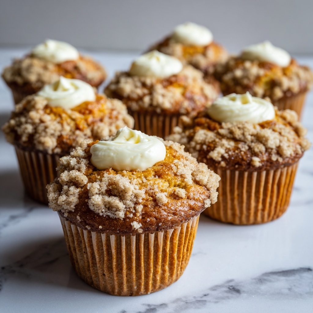 Pumpkin Ginger Cream Cheese Muffins Recipe - Recipe Image