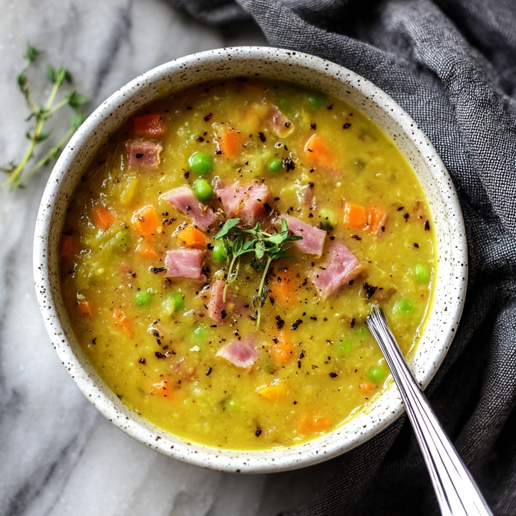 Cozy and Hearty Split Pea Soup Recipe - Recipe Image