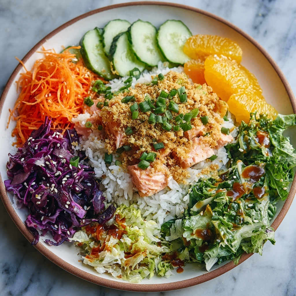 Crispy Rice Salad with Japanese Twist Recipe - Recipe Image