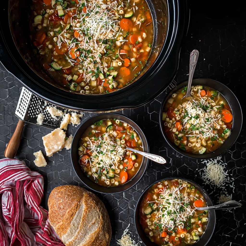 Crockpot Minestrone Soup Recipe - Recipe Image
