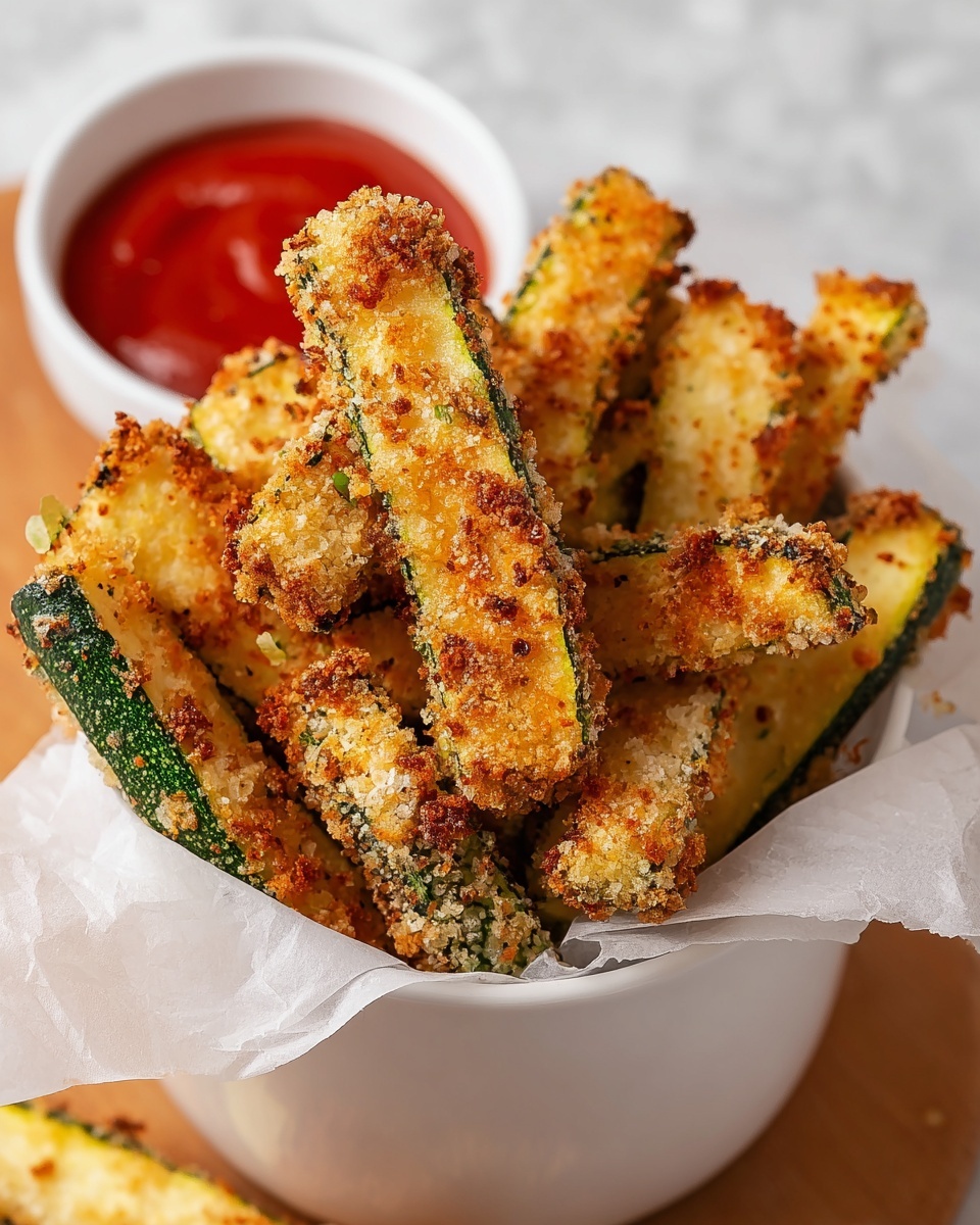 Air Fryer Zucchini Fries Recipe - Recipe Image