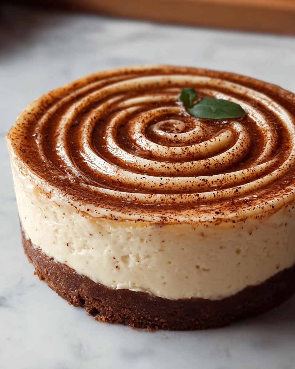 Cinnamon Roll Honeybun Cheesecake Recipe - Recipe Image