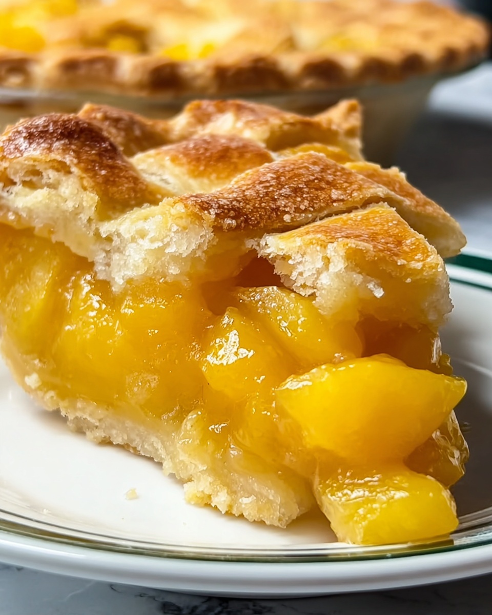 Irresistible Mango Pie : A Luscious Vegan Dessert Recipe - Recipe Image