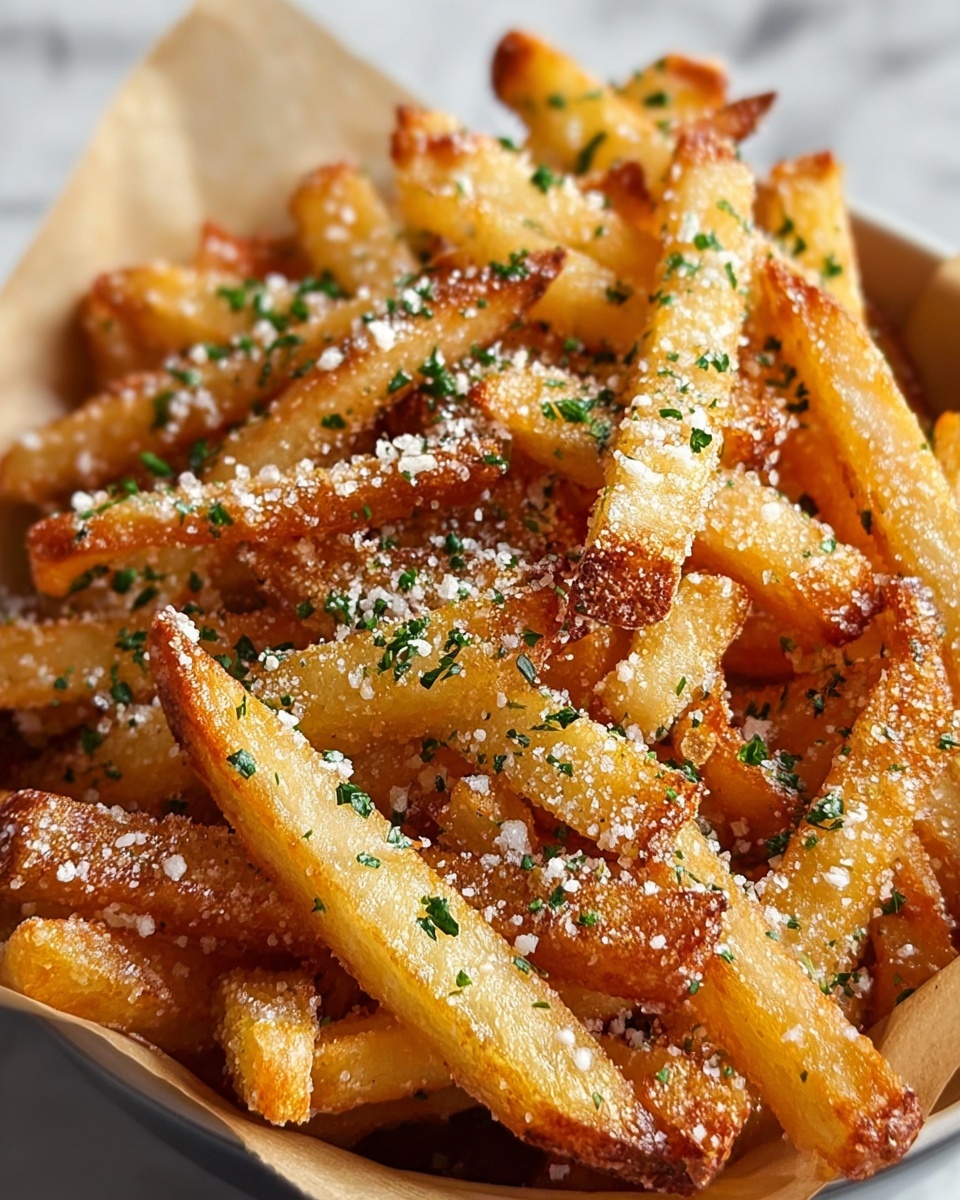 Crispy Air Fryer Garlic Fries: The Ultimate Recipe for Perfectly Seasoned Fries Recipe - Recipe Image