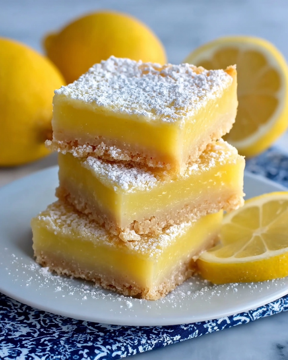 Easy Gluten Free Lemon Bars Recipe - Recipe Image