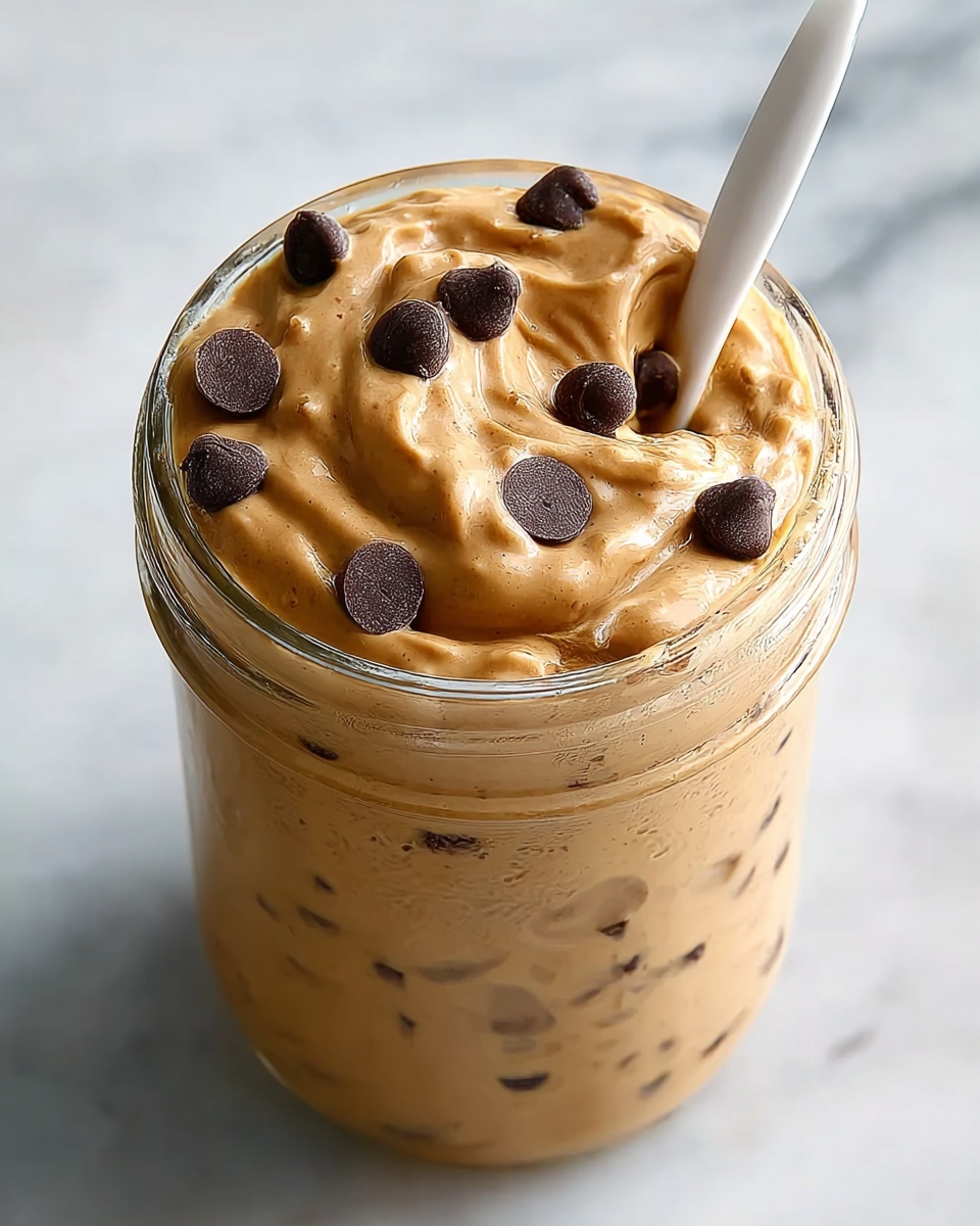 Peanut Butter Cookie Dough Overnight Oats Recipe - Recipe Image