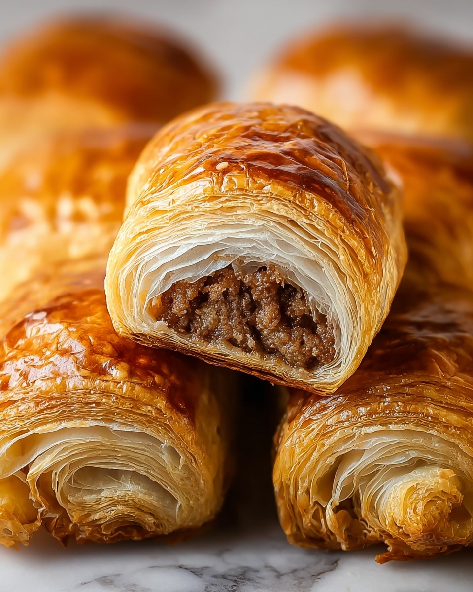 Delicious Homemade Sausage Rolls Recipe - Recipe Image