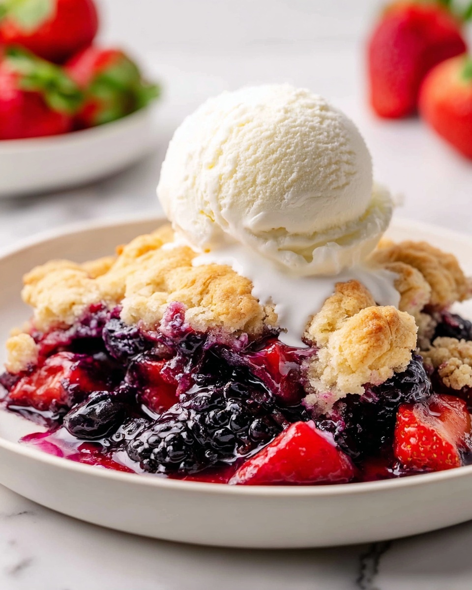 Mixed Berry Cobbler Recipe - Recipe Image