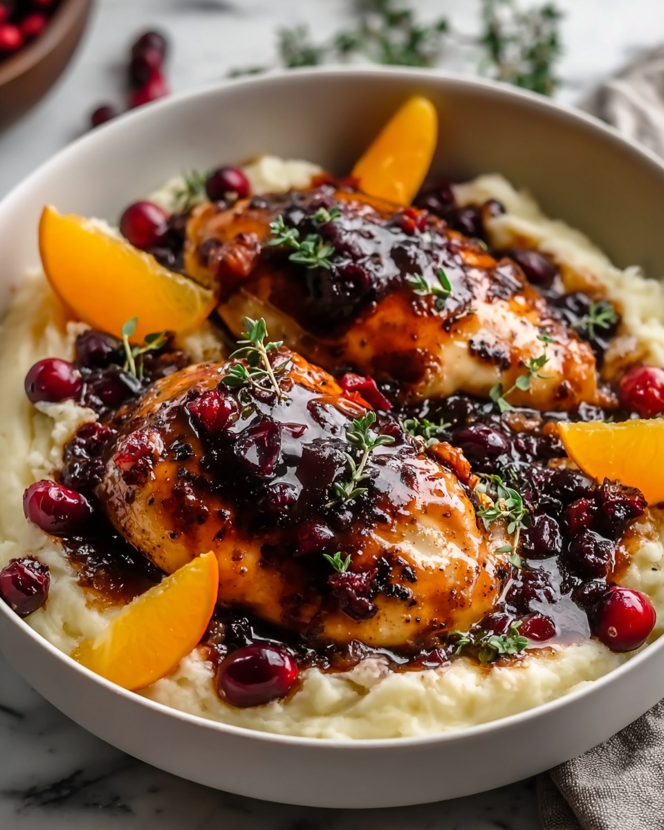 Cranberry Orange Chicken Recipe - Recipe Image