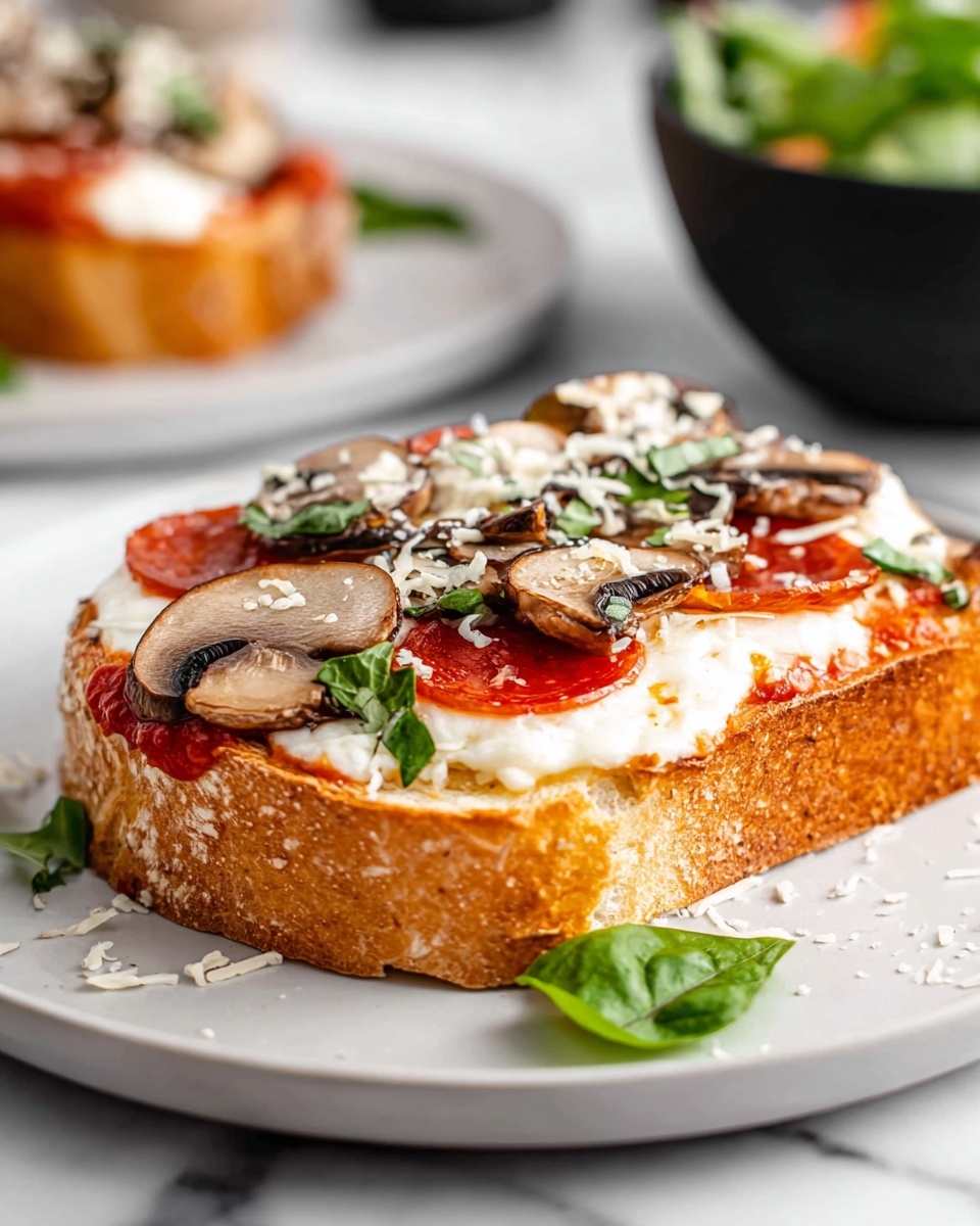 Cheesy Pepperoni Pizza Toast Recipe - Recipe Image