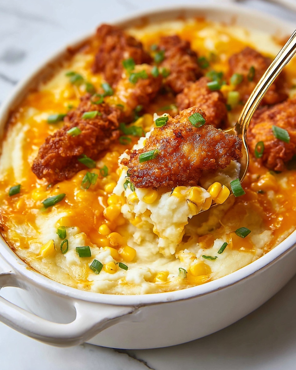 KFC Chicken Bowl Casserole Recipe - Recipe Image
