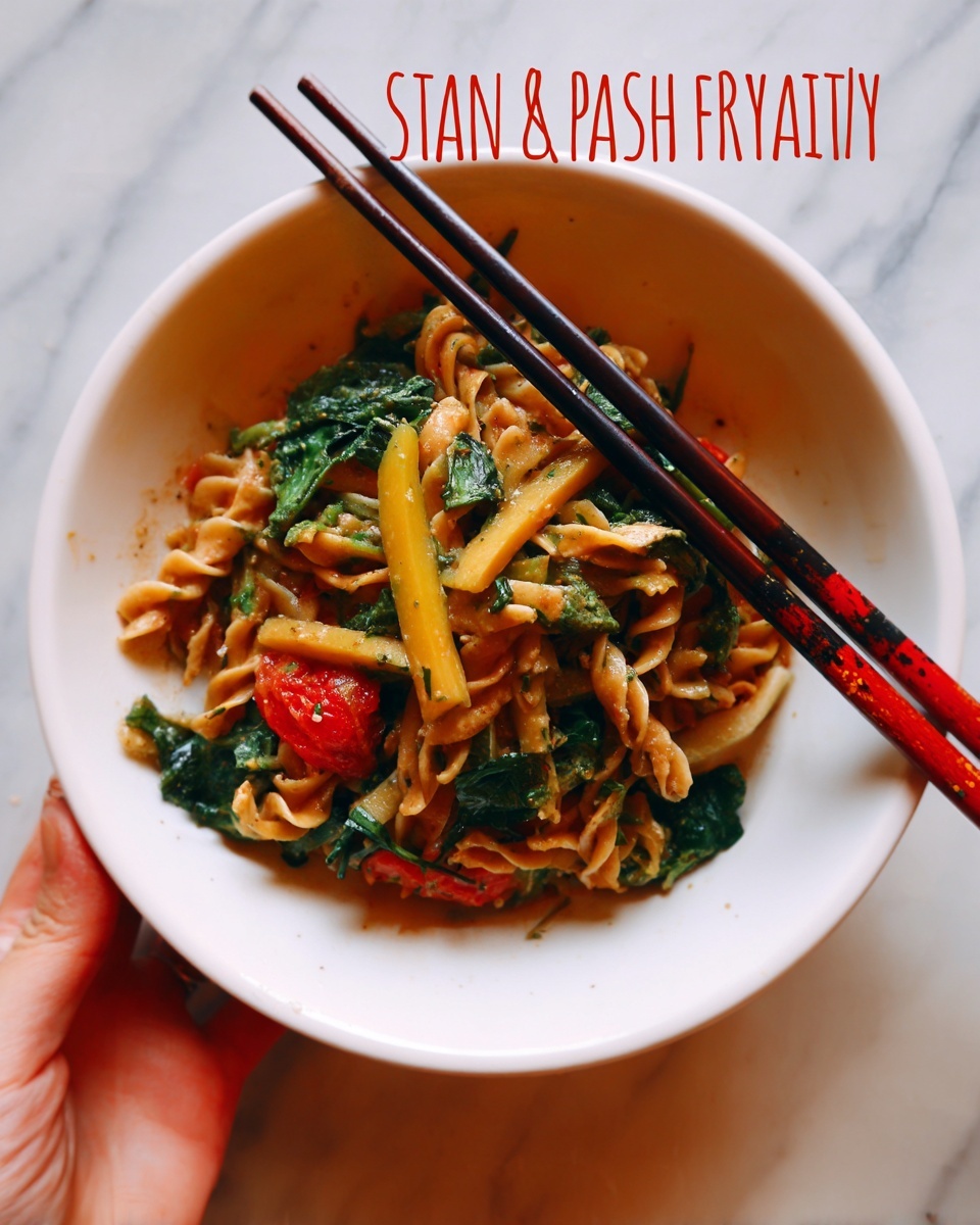 Healthy Asian Pasta Stir-Fry Recipe - Recipe Image