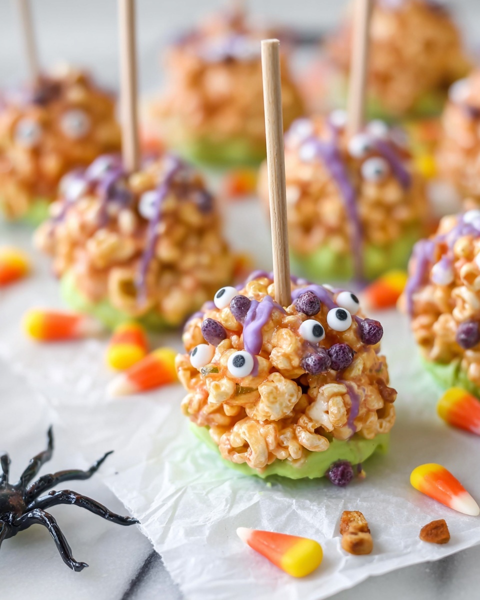 Halloween Popcorn Balls Recipe - Recipe Image