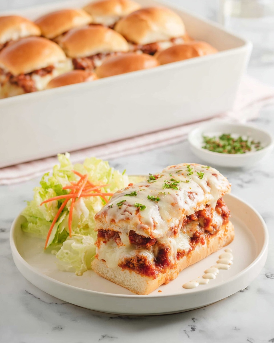 Baked Meatball Subs Recipe - Recipe Image