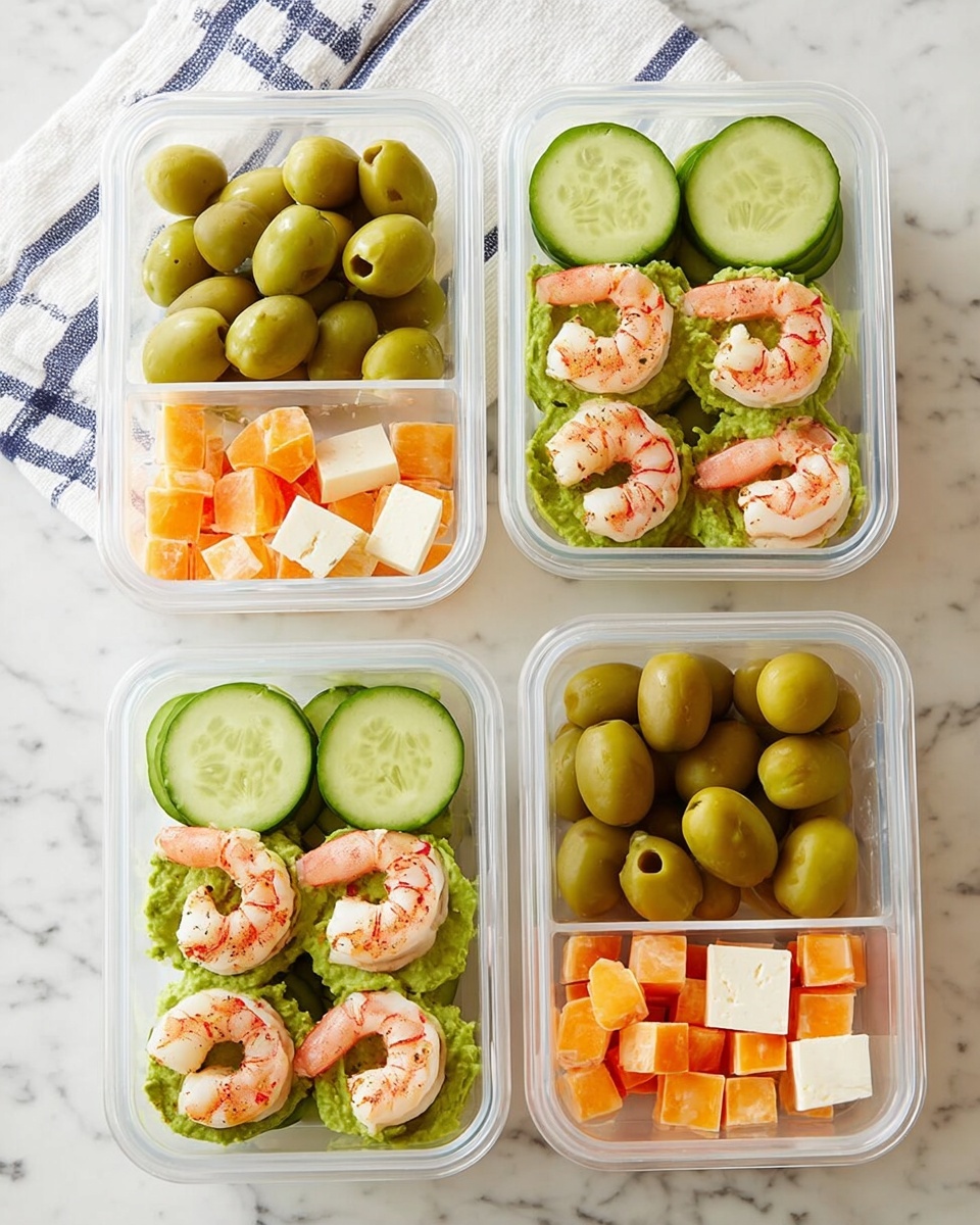 Avocado Shrimp Keto Lunchbox Idea Recipe - Recipe Image