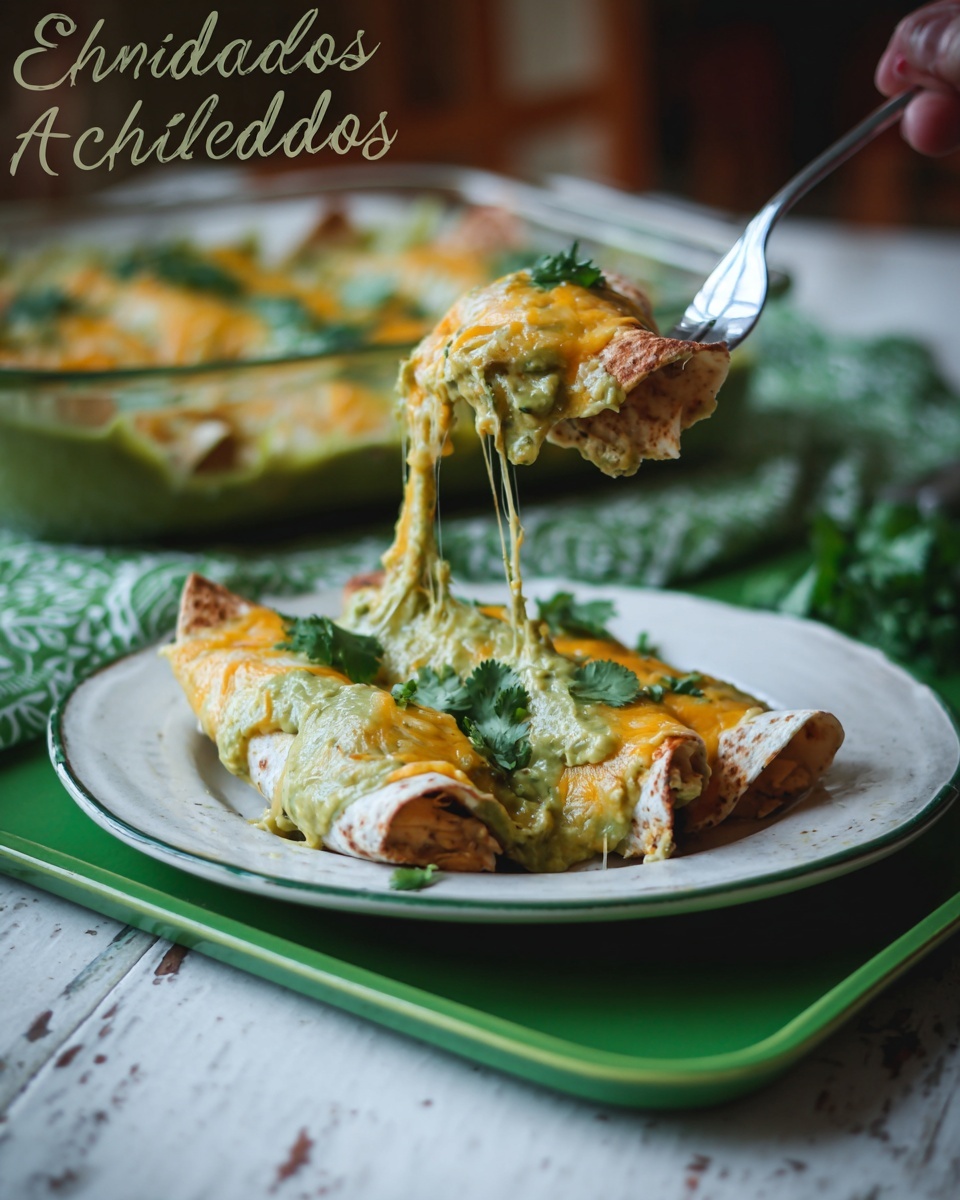 Avocado Chicken Enchiladas Recipe - Recipe Image