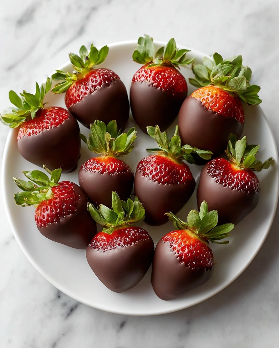 Easy Homemade Chocolate Covered Strawberries Recipe - Recipe Image