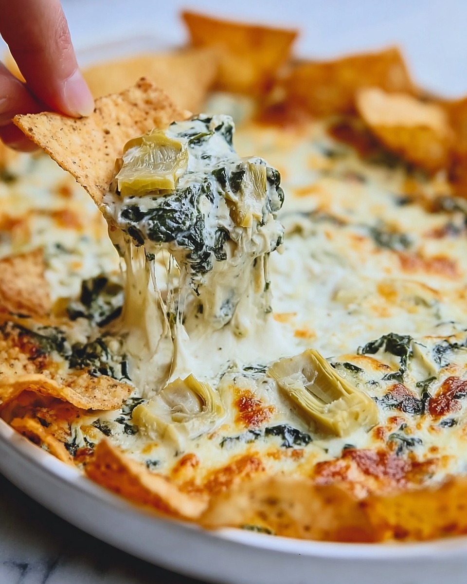 Homemade Spinach Artichoke Dip Recipe - Recipe Image