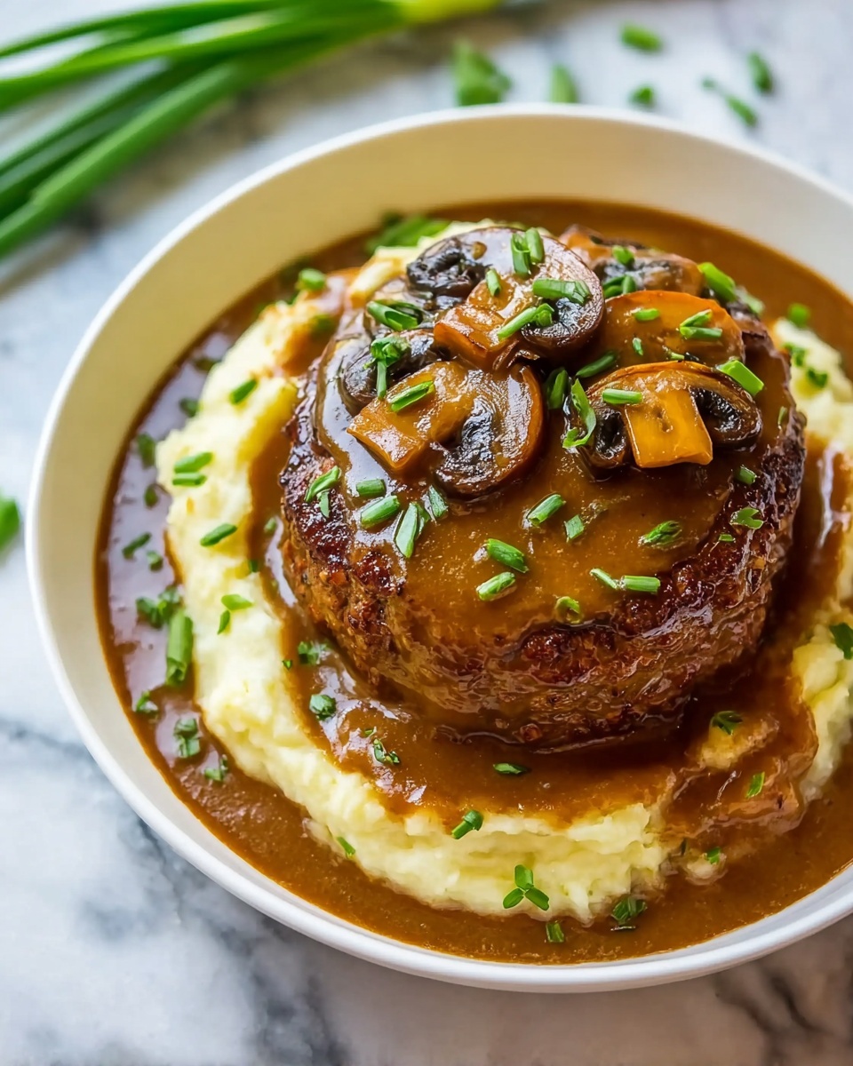 Homemade Salisbury Steak Recipe - Recipe Image