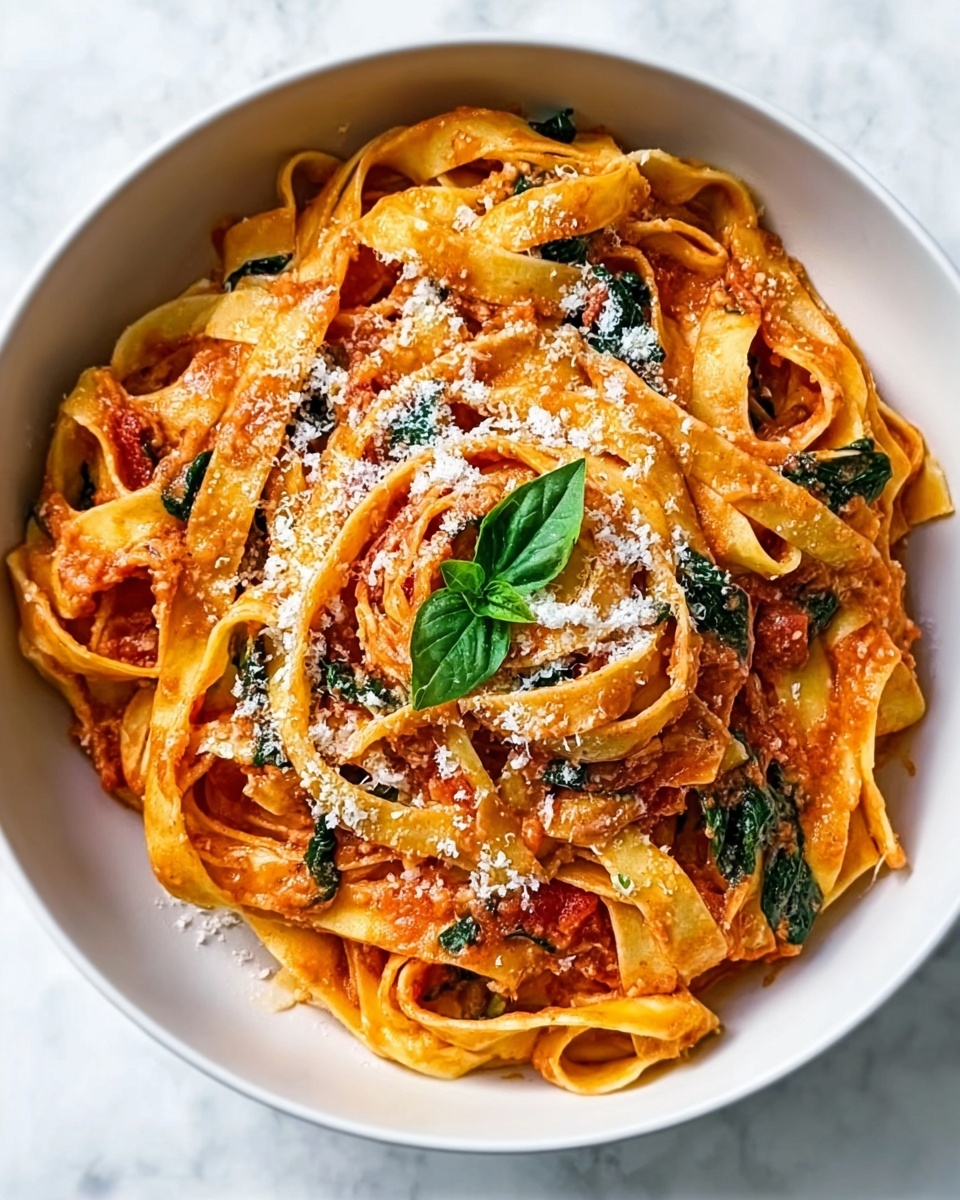 Creamy Tomato Pasta Made Fresh and Homemade Recipe - Recipe Image