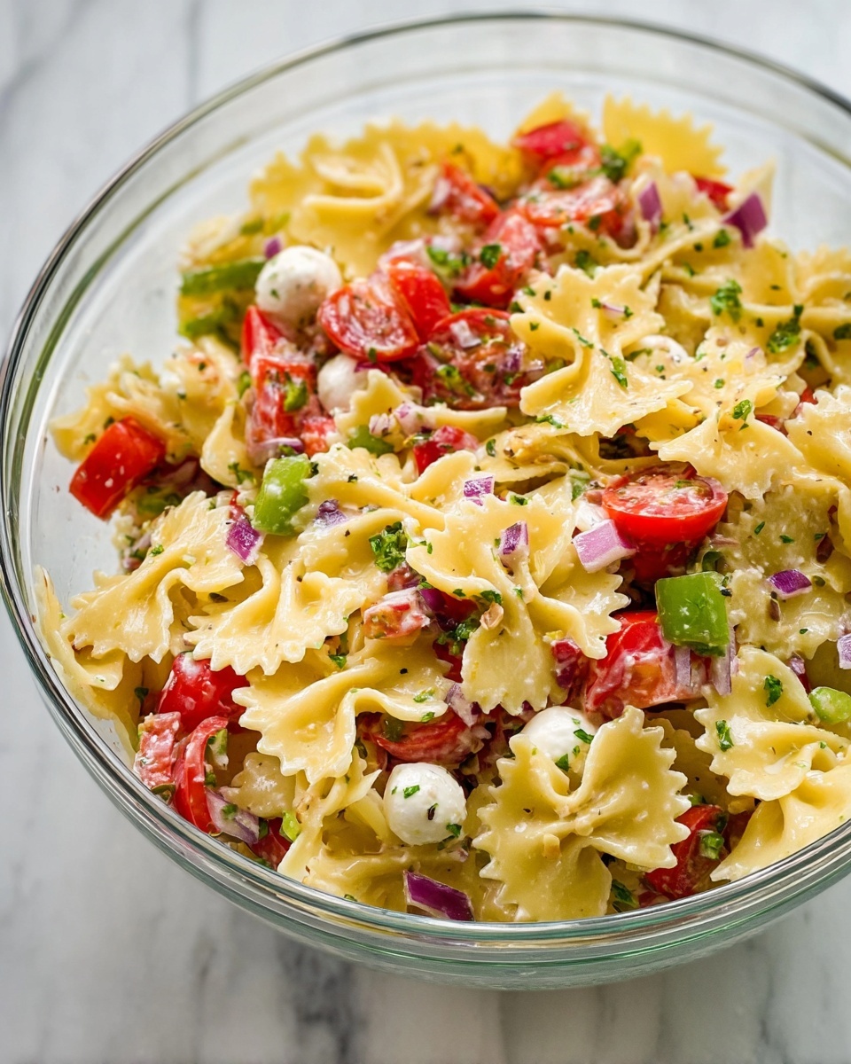 Easy Italian Pasta Salad Recipe - Recipe Image