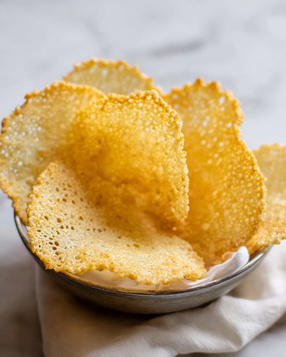 Easy Parmesan Crisps Recipe - Recipe Image