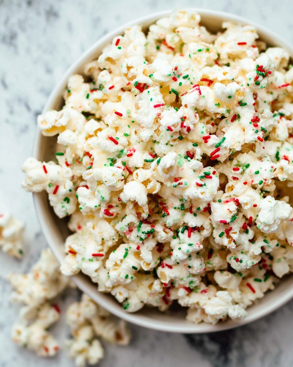 Super Easy Christmas Popcorn Recipe - Recipe Image
