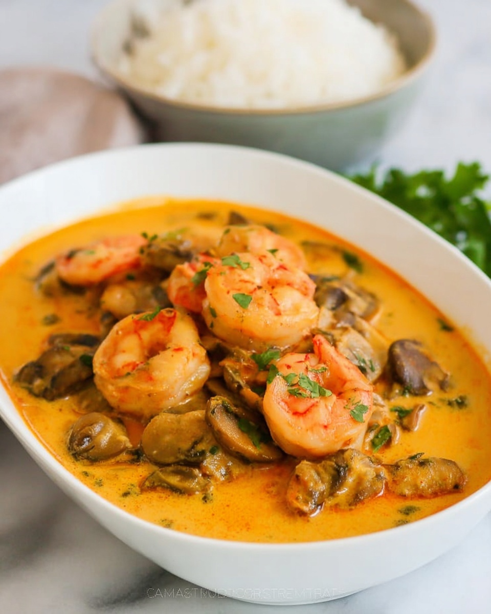 Shrimp and Mushroom Sauce Recipe - Recipe Image