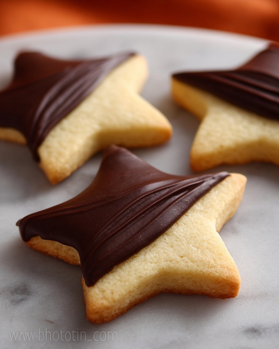 Chocolate Shortbread Cookies Recipe - Recipe Image