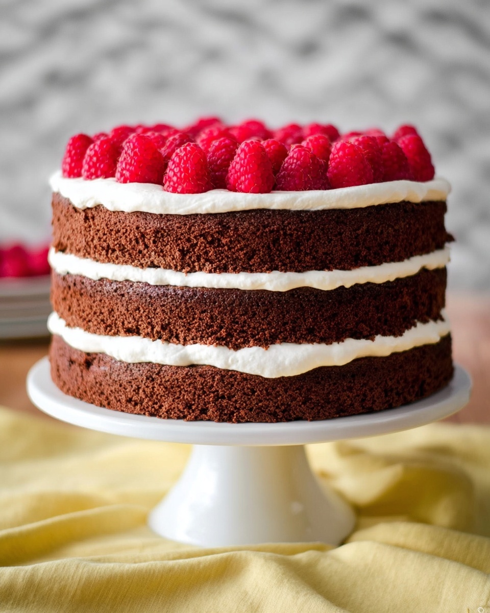 Chocolate Layer Cake with Creme Chantilly Frosting Recipe - Recipe Image