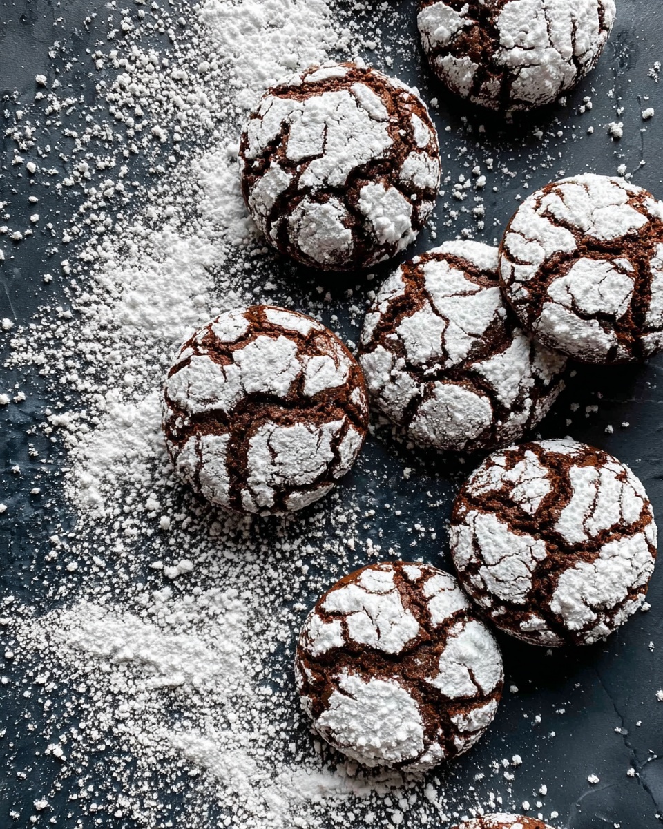 Chocolate Crinkle Cookies Recipe - Recipe Image