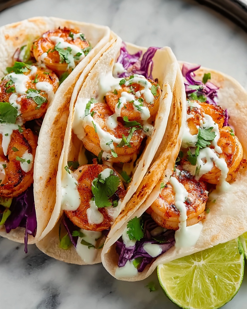 Cilantro Lime Shrimp Tacos: Fresh, Fast, and Flavorful Recipe - Recipe Image