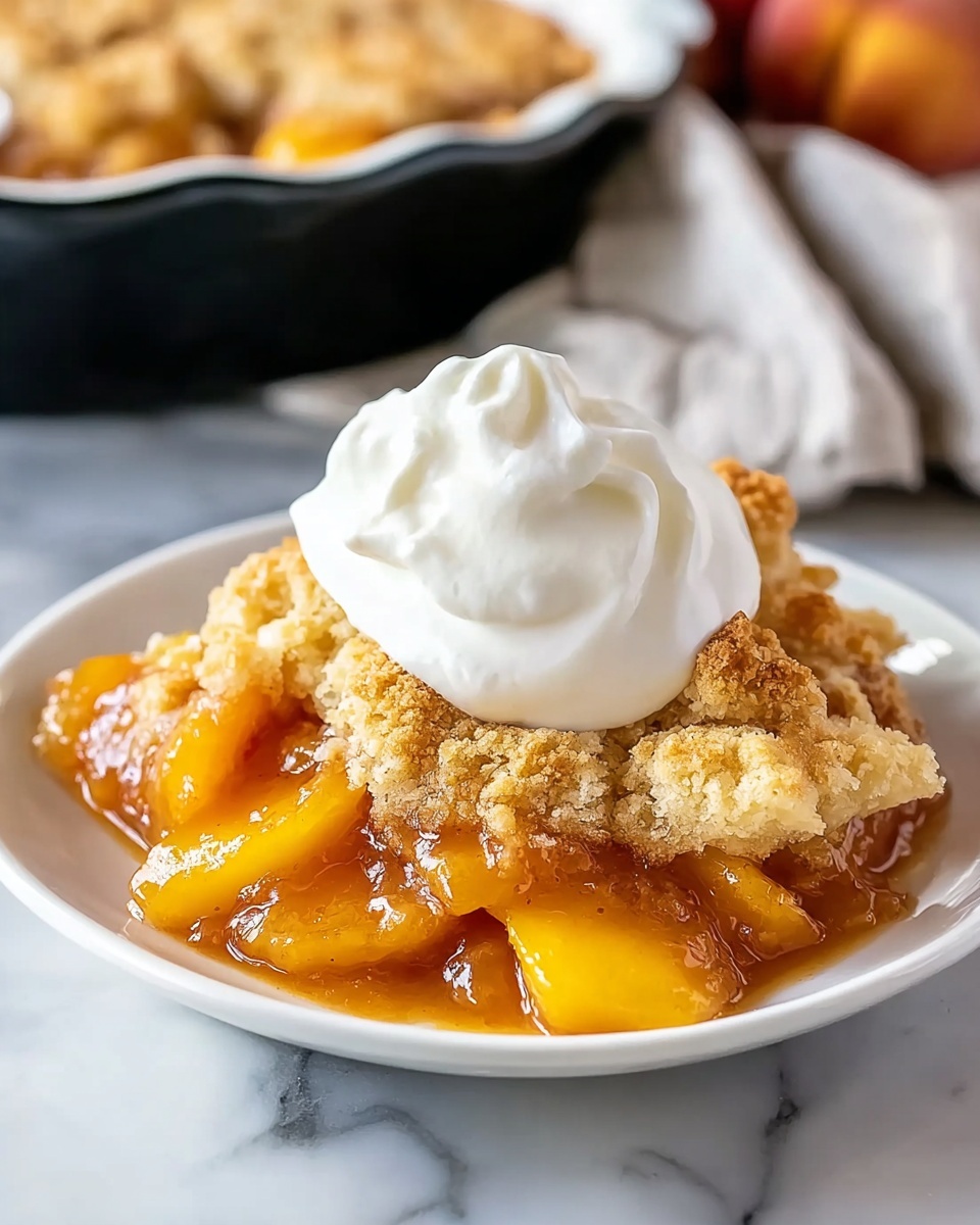 Southern Peach Cobbler – A Classic Comfort Dessert Recipe - Recipe Image