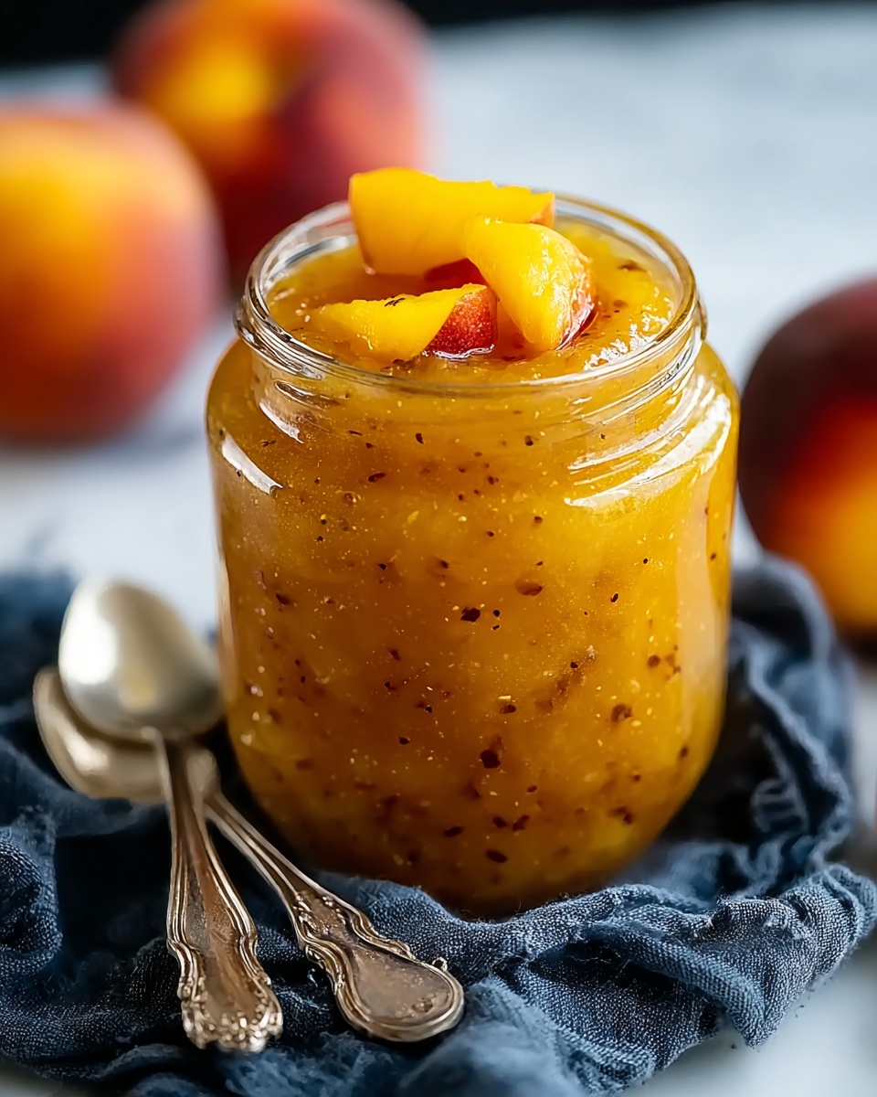 Homemade Peach Pie Filling for Sweet and Versatile Desserts Recipe - Recipe Image