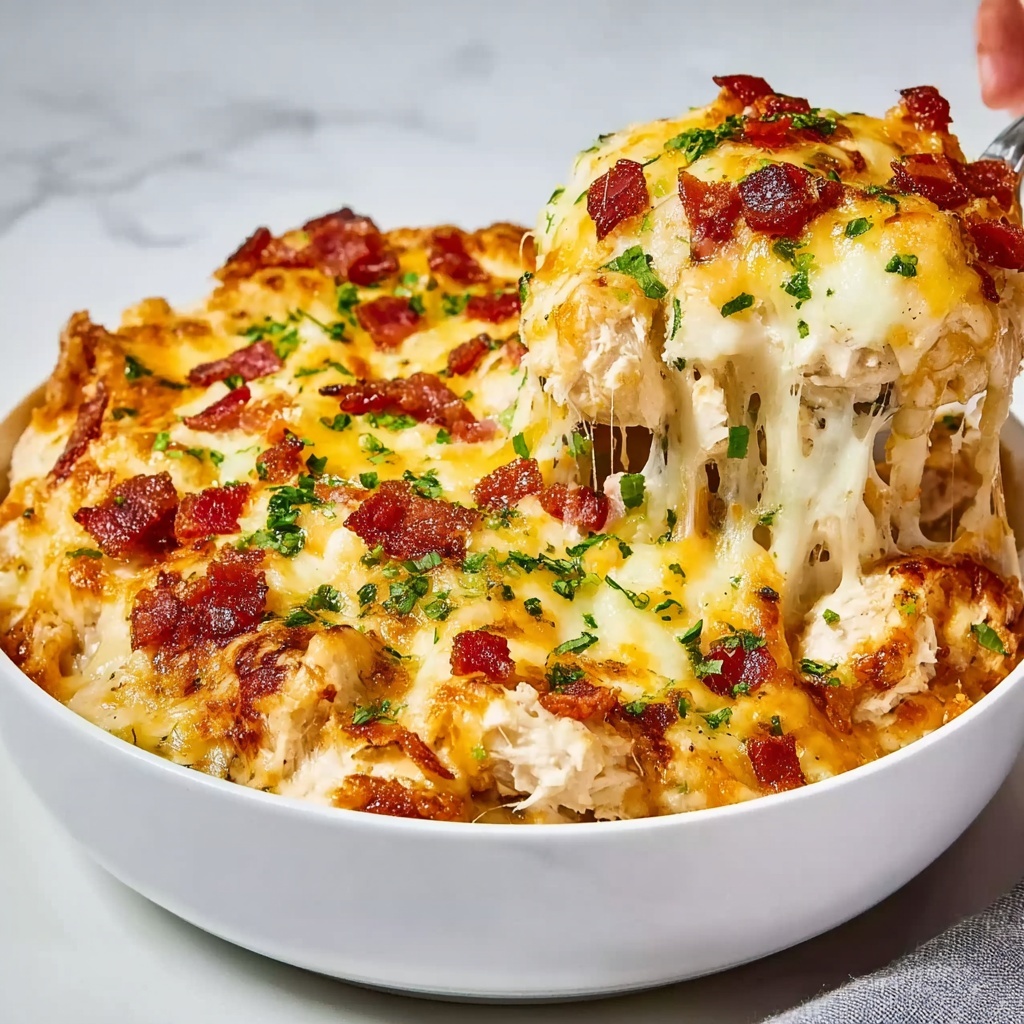 Creamy Crack Chicken Casserole Recipe - Recipe Image