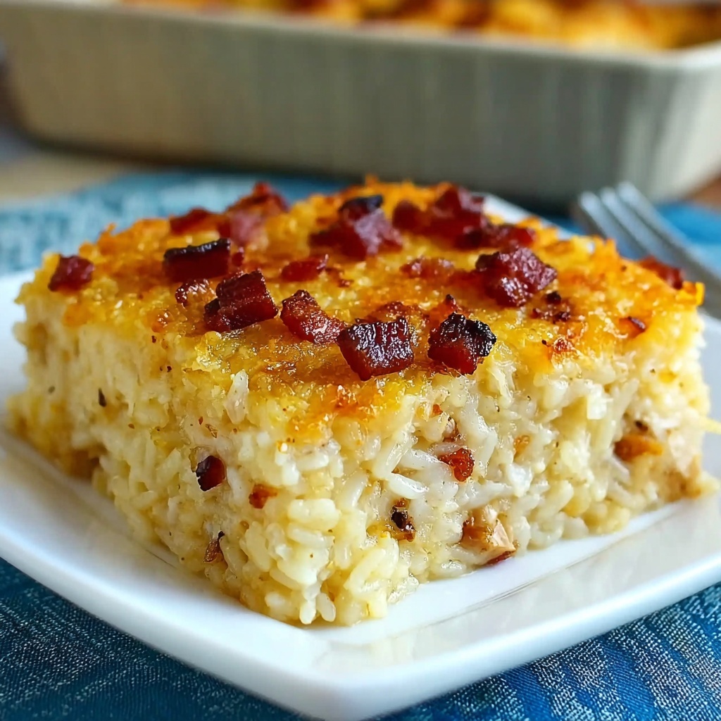 Creamy Angel Chicken Rice Casserole Recipe - Recipe Image