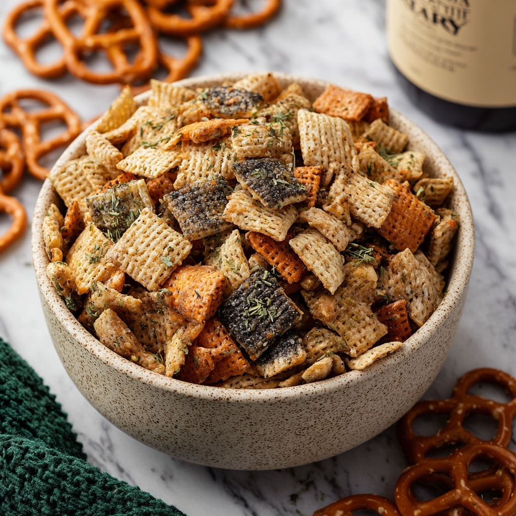 Everything Seasoned Snack Crackers Recipe - Recipe Image