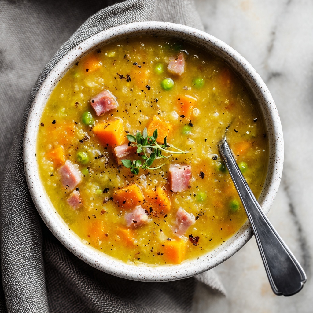 Cozy and Hearty Split Pea Soup Recipe - Recipe Image