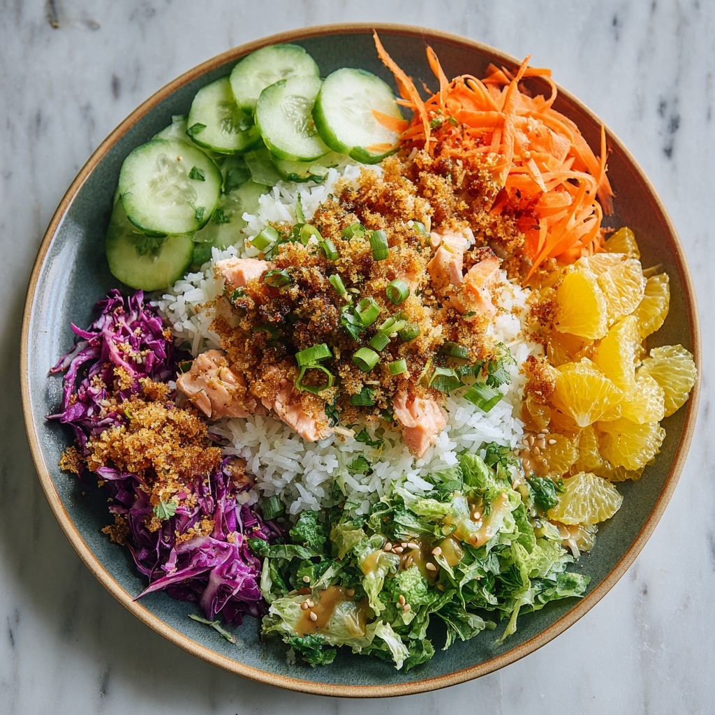 Crispy Rice Salad with Japanese Twist Recipe - Recipe Image