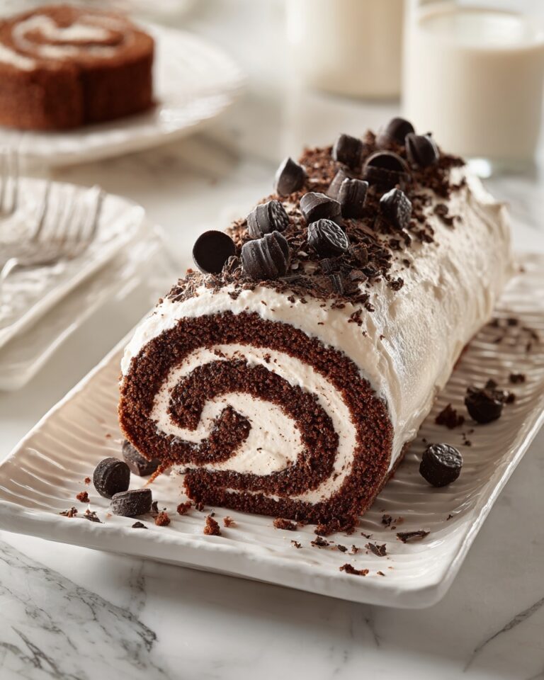 Cookies and Cream Cake Roll Recipe