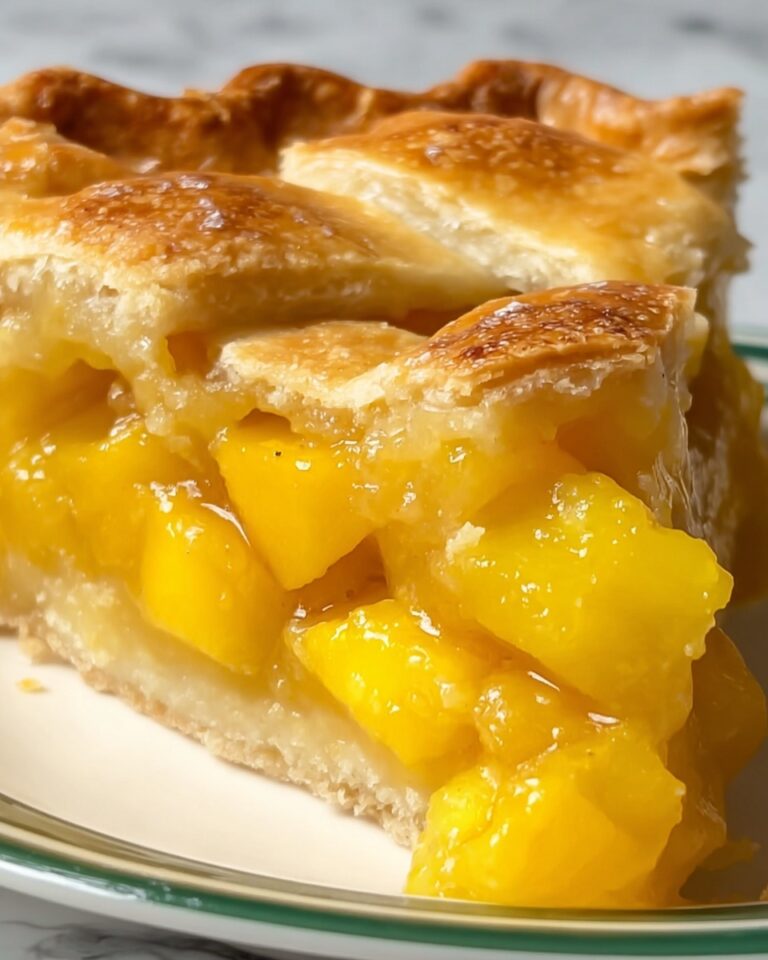 Irresistible Mango Pie : A Luscious Vegan Dessert Recipe