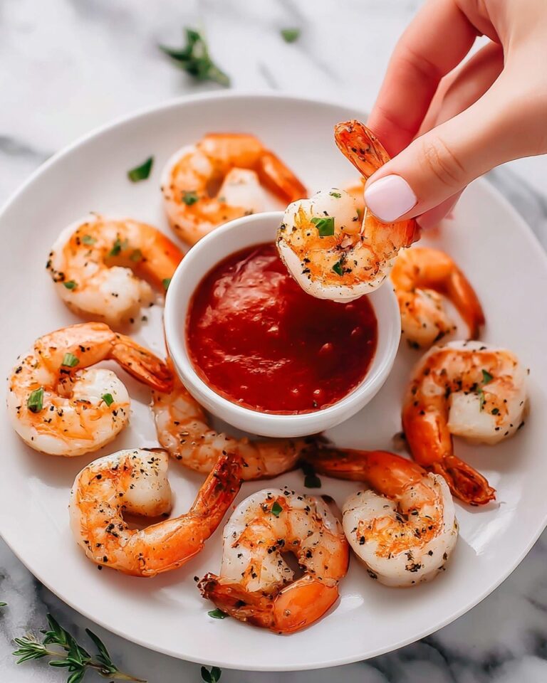 Roasted Shrimp Cocktail with Spicy Homemade Cocktail Sauce Recipe