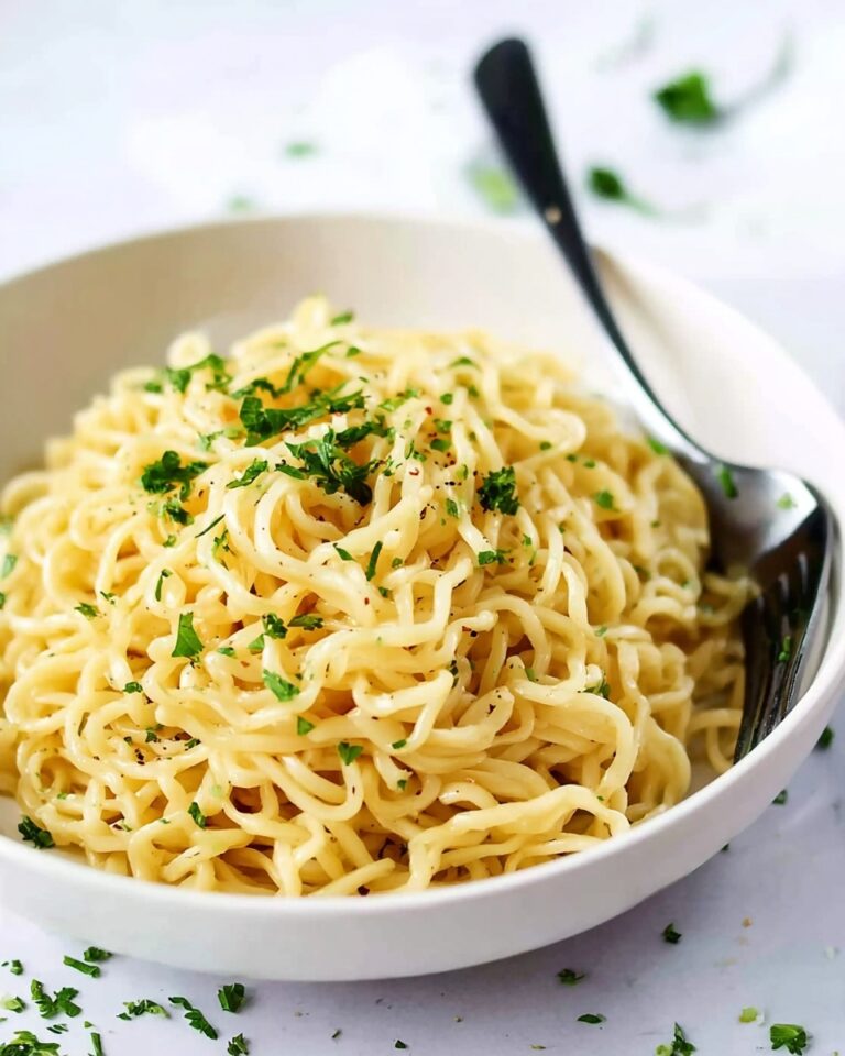 Garlic Butter Ramen Noodles Recipe