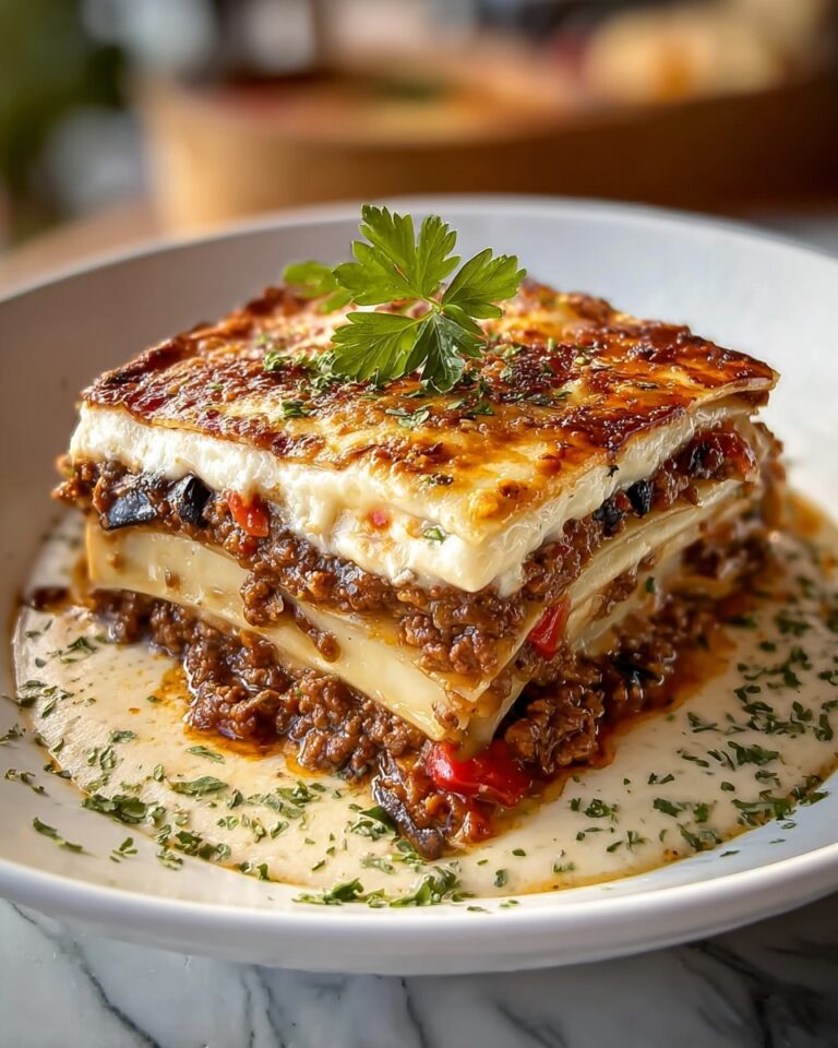 Classic Greek Eggplant Moussaka Recipe