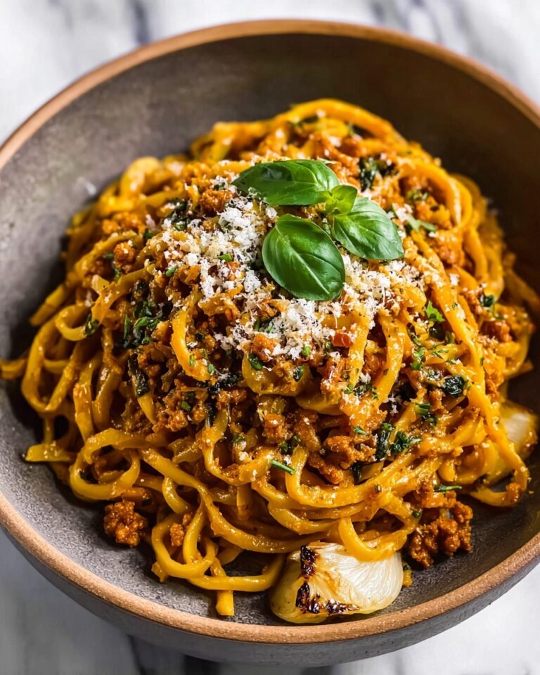 Caramelized Shallot Pasta with Creamy Thyme Sauce Recipe