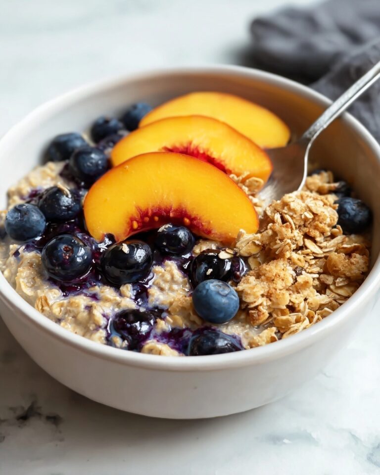 Peach Berry Baked Oatmeal Recipe